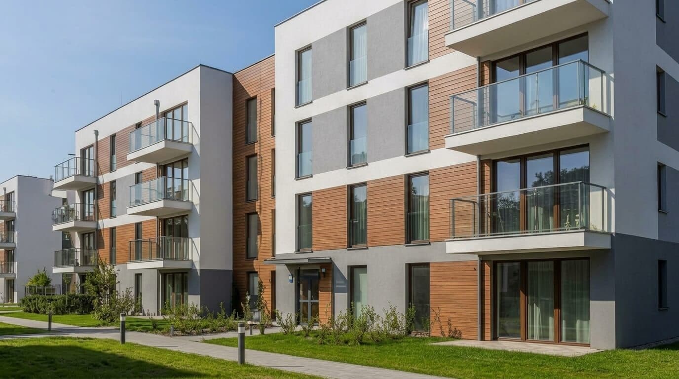 Nowoczesny blok mieszkalny